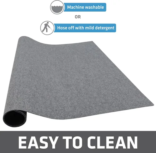 Miniatura 5 de Drymate Forro para jaula de perro, absorbe la orina, impermeable, antideslizante, lavable, almohadilla para orina de cachorro para entrenamiento
