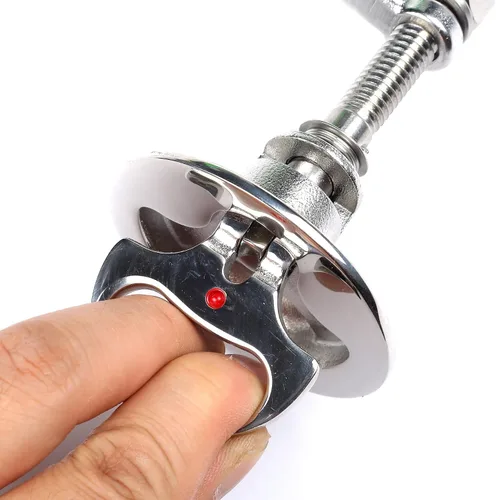 Miniatura 4 de Thorn Pestillo de leva de barco de acero inoxidable Marine Hatch Pull con placa trasera