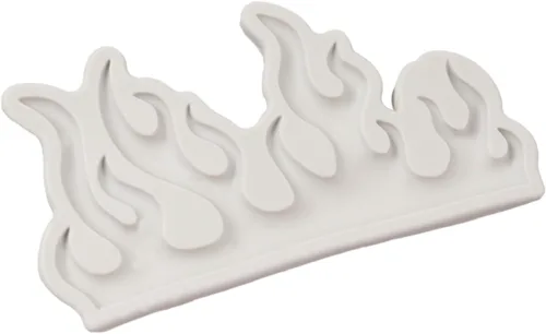 Miniatura 7 de Moldes de silicona para decoración de tartas de fuego, para decoración de tartas de azúcar, decoración de cupcakes, caramelo de chocolate, pasta