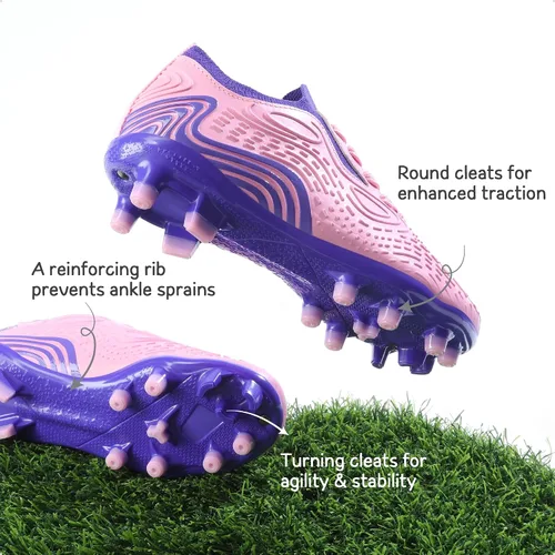 Miniatura 2 de Dream Pairs - Zapatos de fútbol para niños y niñas, zapatos de fútbol para niños pequeñosniños grandes