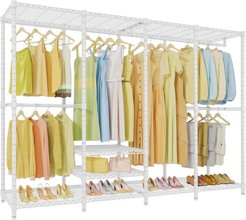 Miniatura 15 de VIPEK V40 Perchero de Ropa Mediano de Servicio Pesado Perchero de Ropa para Colgar Ropa, Percheros de Ropa Multifuncionales para Dormitorio