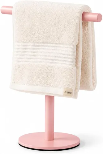 Miniatura 13 de Soporte de toalla de mano para baño, soporte de toalla de 13 pulgadas en forma de T, barra de toalla de pie, acabado de acero inoxidable SUS304 Plata