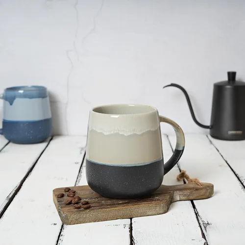 Miniatura 4 de Bosmarlin - Taza de cerámica mate extra grande para café, 23 onzas, apta para lavavajillas y microondas, taza grande para té para oficina y hogar