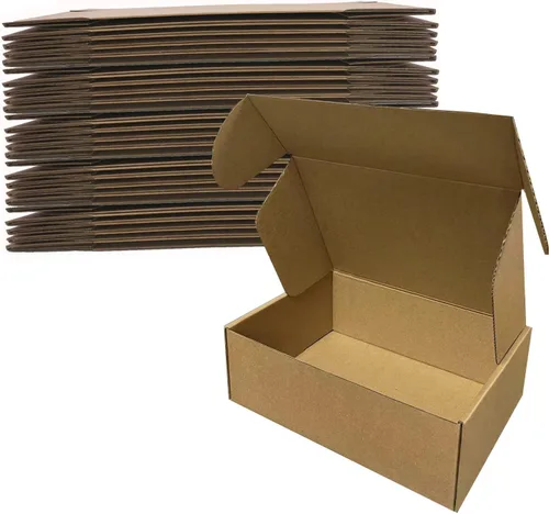 Miniatura 7 de Paquete de 25 cajas de envío de cartón corrugado marrón de 4 x 4 x 3 pulgadas, cajas de embalaje para pequeñas empresas, cajas para regalos