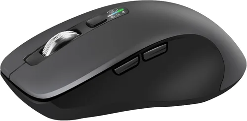 Miniatura 2 de CITLLA Ratón inalámbrico Bluetooth (USB + BT1 + BT2), ratón de tamaño completo, desplazamiento de 4 vías, silencioso para múltiples dispositivos Gris