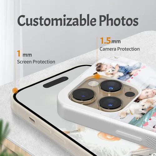 Miniatura 3 de Fundas personalizadas para teléfono, diseño de collage de fotos personalizadas, divertidas, para iPhone 11, 12, 13, 14, 15, 16, 17 Pro Max Plus 3Foto