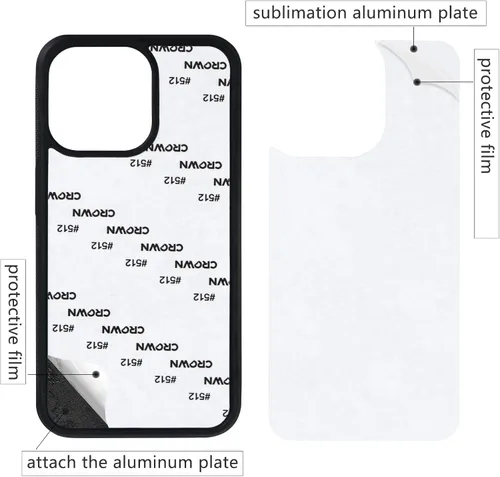 Miniatura 3 de 5 fundas de teléfono de sublimación para iPhone 13 Mini 5.4 pulgadas sublimación espacios en blanco imprimibles fundas de teléfono personalizadas