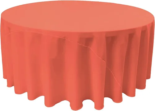 Miniatura 103 de LA Linen - Mantel redondo lavable de popelina de poliéster, resistente a manchas y arrugas, 51", mantel de tela para comedor, cocina, fiesta, Negro