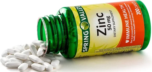 Miniatura 6 de Spring Valley - Zinc 50 mg, 200 unidades de suplemento de zinc Spring Valley es adecuado para la ingesta diaria.