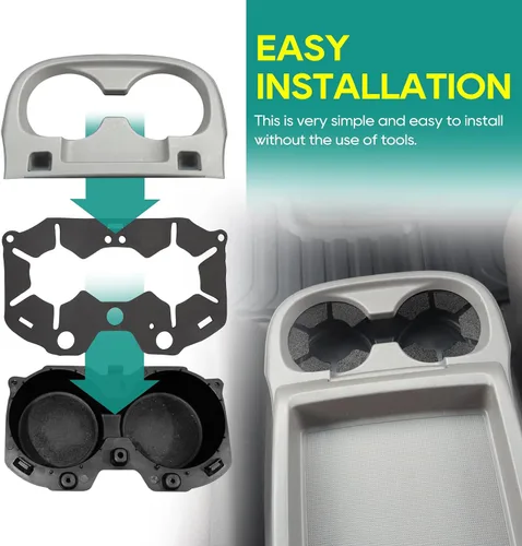 Miniatura 4 de Inserto de portavasos Alpha Rider para Honda Odyssey 2011-2017 de espuma EVA Portavasos doble para bebidas de 6mm