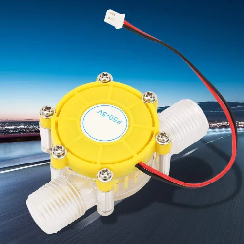 Miniatura 3 de Generador de turbina de bomba, generador de turbina de agua Micro hidroeléctrico, micro turbina hidráulica con amarillo (5V)