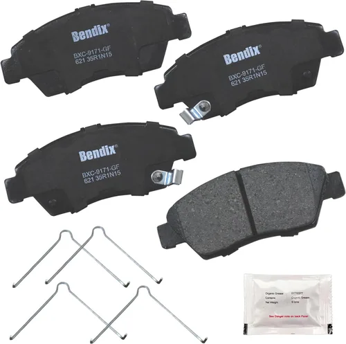Miniatura 299 de Pastillas de freno delanteras cerámicas Bendix Priority1 CFC2302 para Hyundai Elantra 2021, Sonata 2022-2020, Kia K5 2023-2021