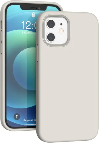 Miniatura 31 de Funda de silicona líquida compatible con iPhone 11 (6.1 pulgadas), cubierta de goma de gel de protección completa con forro de microfibra suave