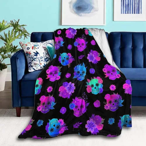 Miniatura 29 de Unqiue - Mantas mullidas para adolescentes, niños y niñas, manta cómoda para cama, sofá, compatible con atrapasueños de búho, arcoíris, mantas