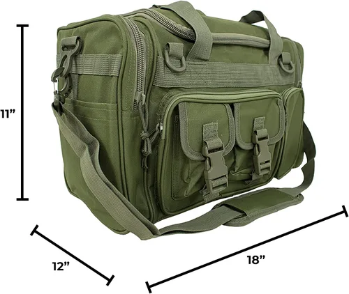 Miniatura 5 de OSAGE RIVER Tactical Range Bag Duffle, Tactical Bag with Shoulder Strap and Carry Handles, Range Bag for Outdoor Hunting Shooting Range Travel