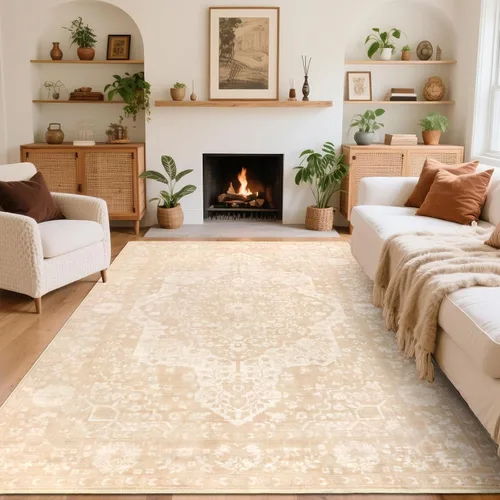 Miniatura 11 de nesrt Alfombra bohemia lavable de 2 x 10 pies, suave, antideslizante, extra larga, alfombra de cocina, color negro, vintage, geométrico, camino