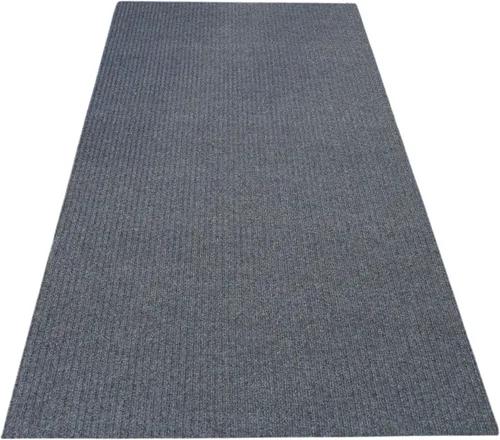 Miniatura 8 de iCustomRug Alfombra Canalé para Pasillo – 3'x12', Carbón, para Interior/Exterior, con Parte Posterior de Goma TPR Antideslizante, Alfombra de Bajo