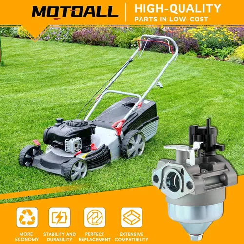 Miniatura 2 de MOTOALL Carburador 16100-Z1L-854 para motores Honda 16100-Z8B-841 GCV160A0 GCV160LA GCV160LA0 HRR216 con kit de juntas de filtro de aire de bujía