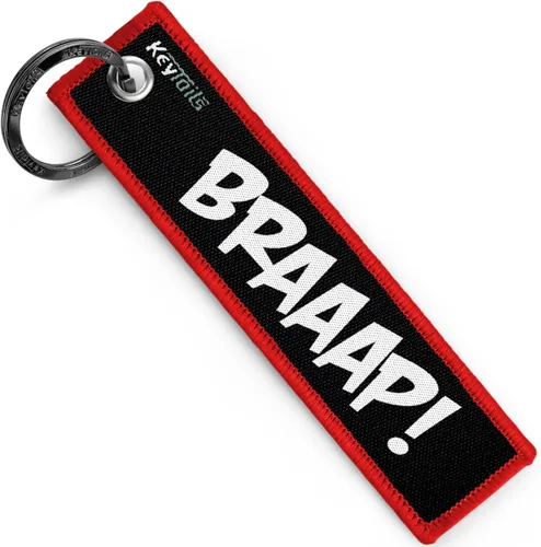 Miniatura 7 de Keytails - Llaveros de calidad premium para motocicleta, coche, scooter, ATV, UTV [Braaap!] Amarillo hi-viz