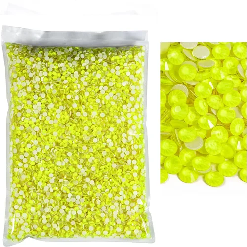 Miniatura 9 de 14400pcs claro gran cantidad al por mayor Hotfix Rhinestone cristal Strass para la ropa (cristal, SS6)