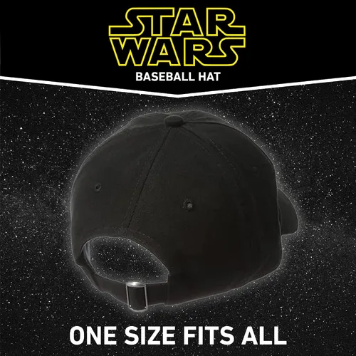 Miniatura 3 de Star Wars - Gorra de béisbol de algodón para adultos, Darth Vader, R2-D2 y Stormtrooper con ala curvada