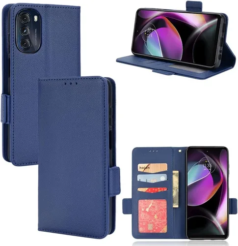 Miniatura 223 de Funda de piel sintética compatible con Motorola Moto E22 4G, funda de piel sintética compatible con Motorola Moto E22i 4G, color negro
