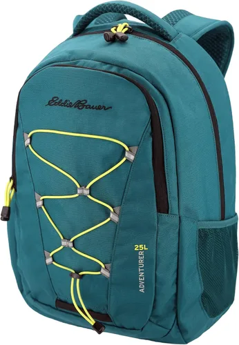 Miniatura 9 de Eddie Bauer Mochila Adventurer con compartimentos organizativos y funda compatible con hidratación/portátil, Adventurer - True Blue, 25L Aventurero