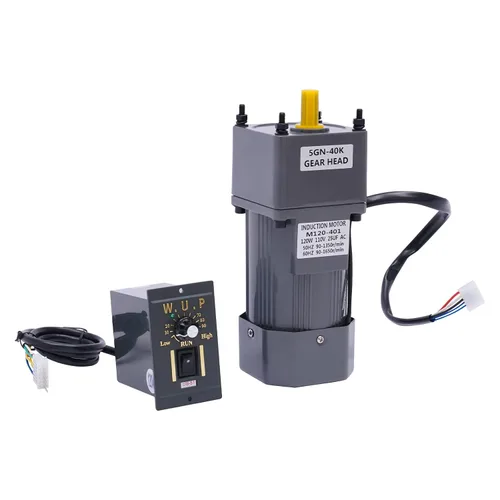 Miniatura 19 de 15W 10K AC110V 125 RPM Motor reductor de engranajes variable ajustable con controlador de velocidad para la industria