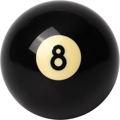 GSE Games & Sports Expert Bola de billar de repuesto de 2-1/4 pulgadas, tamaño reglamentario #8, bola de repuesto de bola de billar o bola de