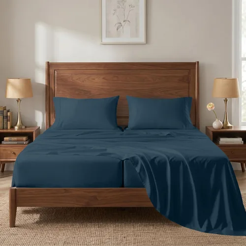 Miniatura 53 de LANE LINEN - Sábanas tamaño Split King para cama ajustable, 450 hilos, 100% algodón, 2 sábanas bajeras individuales XL, con bolsillo profundo