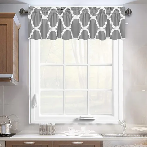 Miniatura 34 de Melodieux - Cortinas de bolsillo de moda marroquí para cocina, cafetería o baño, pequeñas ventanas