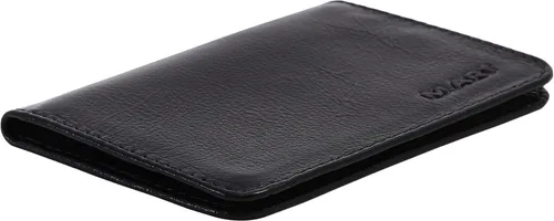Miniatura 3 de Cartera delgada, tarjetero de cuero con bolsillo frontal delgado minimalista 154, Negro -, Minimalista