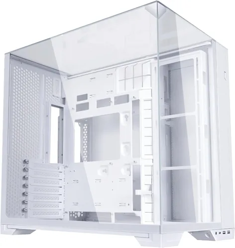 Miniatura 11 de Lian Li O11 Vision Compact - Caja para computadora de torre media ATX, vidrio templado negro-acero, soporte de conexión en la parte trasera - O11VPX