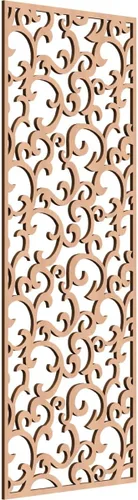 Miniatura 136 de Wheatland Paneles de pared decorativos de madera con calado, 9 3/8 pulgadas de ancho x 24 3/8 pulgadas de alto x 1/4 de alto, nogal