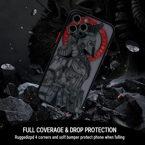 Miniatura 2 de Cool Gladiator - Funda para teléfono con relieve 3D, compatible con iPhone 7/8/SE, transparente esmerilado y moderno