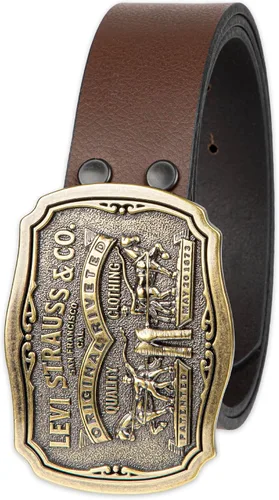 Miniatura 6 de Levi's Men's Everyday Jean Belt with Removable Plaque Buckle
