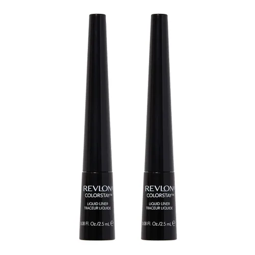 Revlon Delineador de Ojos Líquido, Maquillaje de Ojos ColorStay, Impermeable, A Prueba de Manchas, Regalo Navideño para Ella, de Larga Duración con