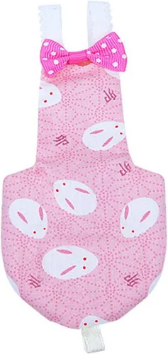 Miniatura 2 de QBLEEV Pañal para Aves Ropa de Cacatúa Traje de Vuelo, Pañal Reutilizable para Loro con Capa Interior Impermeable, Lindos Pantalones de Paloma Piña