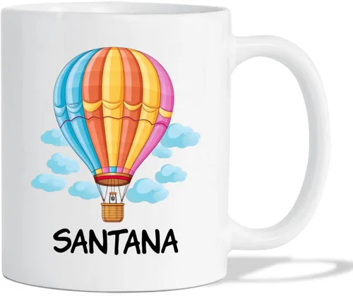 Miniatura 20 de Taza de café de avión personalizada con nombre de los niños, taza de café de avión personalizada de 11 onzas y 15 onzas, taza de cerámica blanca