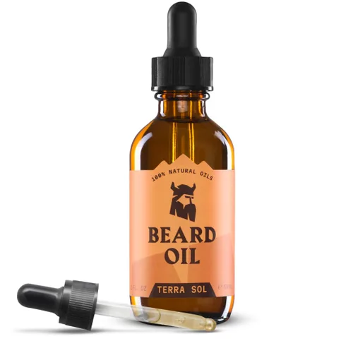 Miniatura 14 de Striking Viking Aceite de vainilla para barba para hombres, acondicionador derivado naturalmente con aceites de argán y jojoba para suavizar