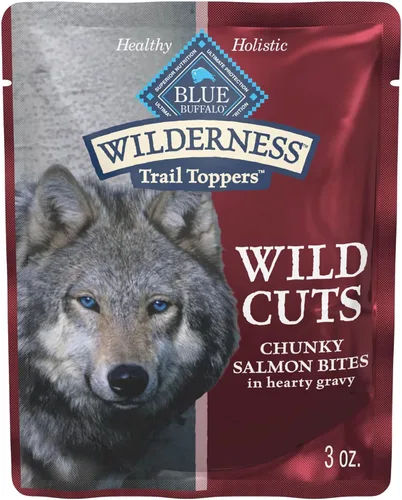 Miniatura 12 de Blue Buffalo Wilderness Trail Toppers Wild Cuts - Alimento húmedo natural para perros con alto contenido de proteínas, bocados de pollo en salsa