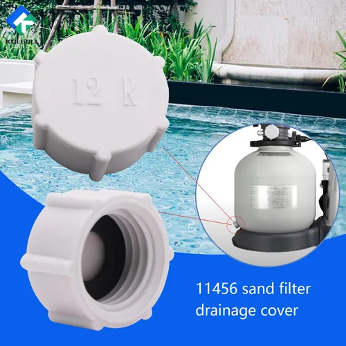 Miniatura 2 de 11456 11385 Tapa de válvula de repuesto para filtro de arena con junta tórica para piscina sobre el suelo 26331EH, 26323EH, 26323CA, 26331CA Intex