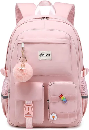 Mochila grande para estudiantes con funda para laptop abshoo para mujeres universitarias, adolescentes de escuela secundaria y niñas adolescentes,