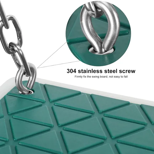 Miniatura 4 de Accesorios de asiento de columpio resistentes, antideslizantes, para patio trasero, juego de columpios de repuesto para interiores y exteriores