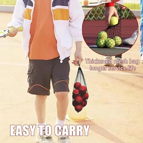 Miniatura 6 de Magicorange Pelotas de tenis, paquete de 12 pelotas de tenis de entrenamiento avanzado, pelotas de práctica, vienen con bolsa de malla para un fácil