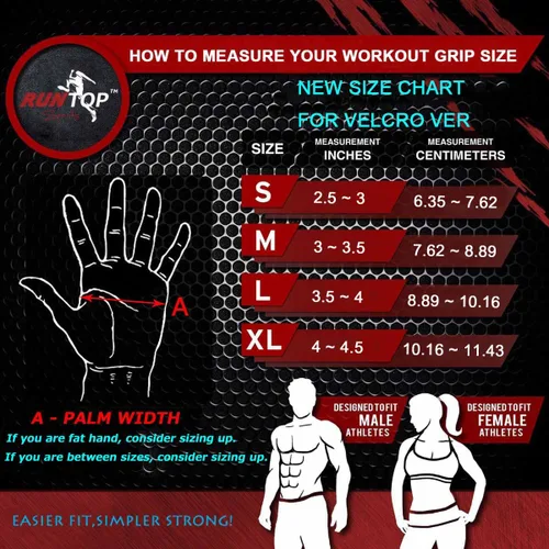 Miniatura 6 de RUNTOP Guantes de entrenamiento para fitness, entrenamiento cruzado, WODS, gimnasio, yoga, ejercicio, almohadillas de agarre para levantamiento