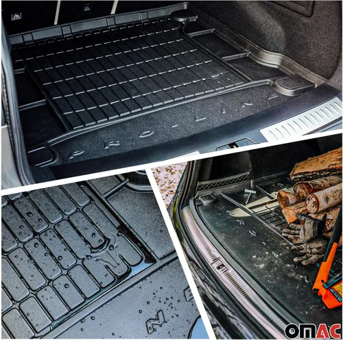 Miniatura 3 de OMAC Alfombrillas de alta calidad y forro de carga para Volvo XC60 2018-2026, 5 unidades, alfombrillas de automóvil para todo tipo de clima, 3D
