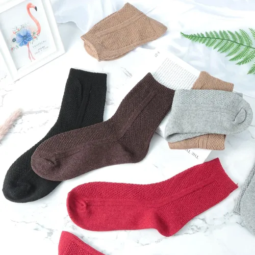 Miniatura 2 de Nicetage Wool Socks Women's Winter Boots Socks Thick Knit Warm Cozy Crew Socks Christmas Holiday Socks
