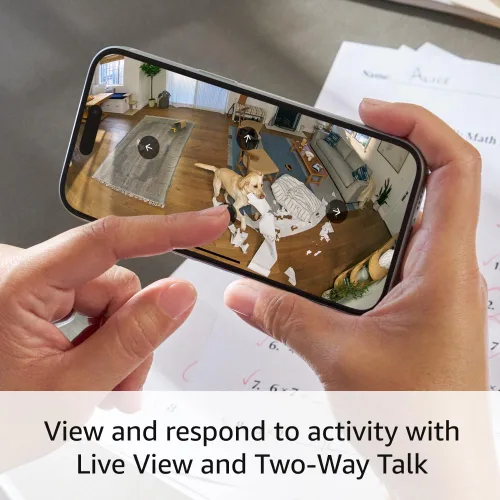 Miniatura 4 de Cámara para interiores con movimiento Ring: ve lo que pasa en tu casa o negocio con cobertura de 360°, video HD y comunicación bidireccional
