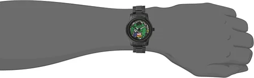 Miniatura 2 de Marvel W001776 Hulk Reloj de cuarzo analógico negro para hombre, Negro -, Movimiento de cuarzo